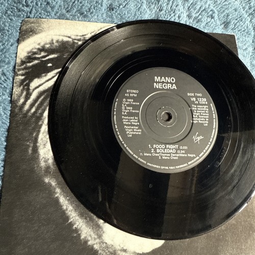 Mano Negra - King Kong Five - Used 7” Vinyl Record. 1989 Virgin records - Picture 8 of 8