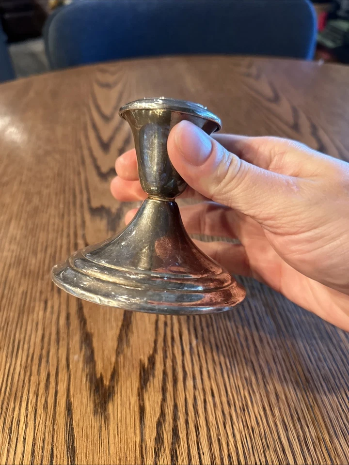 Par de candelabros Gorham enchapados en plata YC 3003 2 candelabros vintage Foto 4 de 4