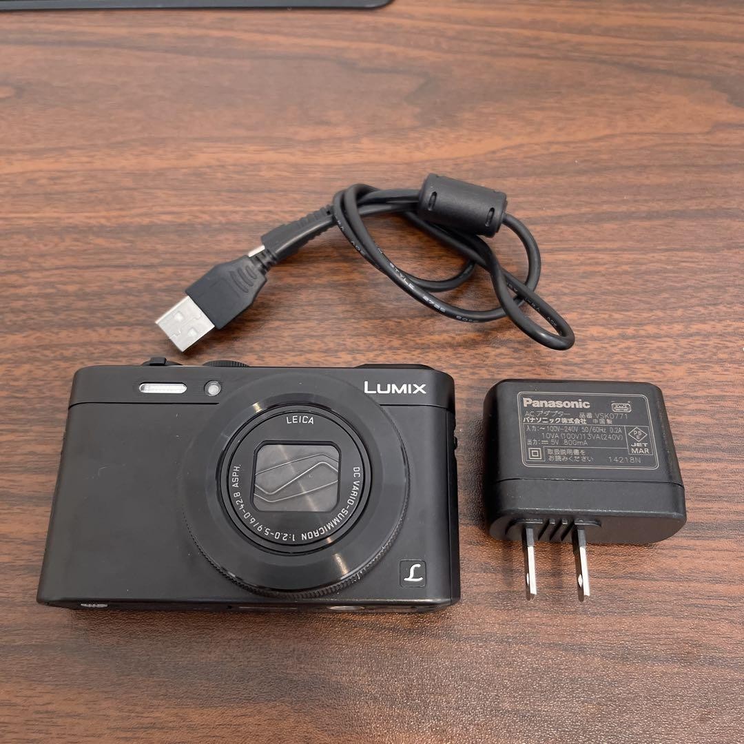 お歳暮 人気 オシャレ LUMIX Panasonic 3312 LF1 condition Good Camera Digital Black デジタルカメラ