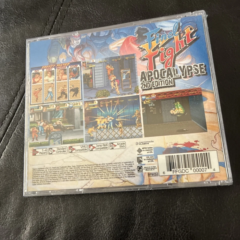 Dreamcast FINAL FIGHT APOCALYPSE 2ND FISHYFACE GAMES - READ!!! - BRAND NEW!!! - Image 2 of 4