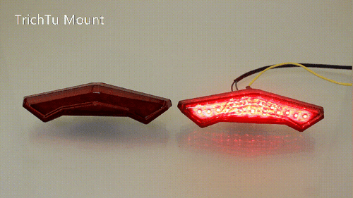 Luces traseras LED luz de circulación de freno trasero roja Len para Can-Am Commander 700 EFI XT - Imagen 2 de 24