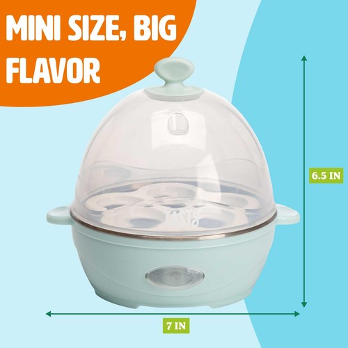 Mini-Schnell-Eierkocher, 5 Eier Kapazität für perfekte hartgekochte Eier oder Omeletts... - Bild 4 von 7