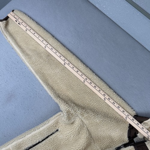 Vintage Patagonia Retro X Jacket Mens XS Oatmeal Deep Pile Sherpa Cardigan 2000 - Bild 14 von 15