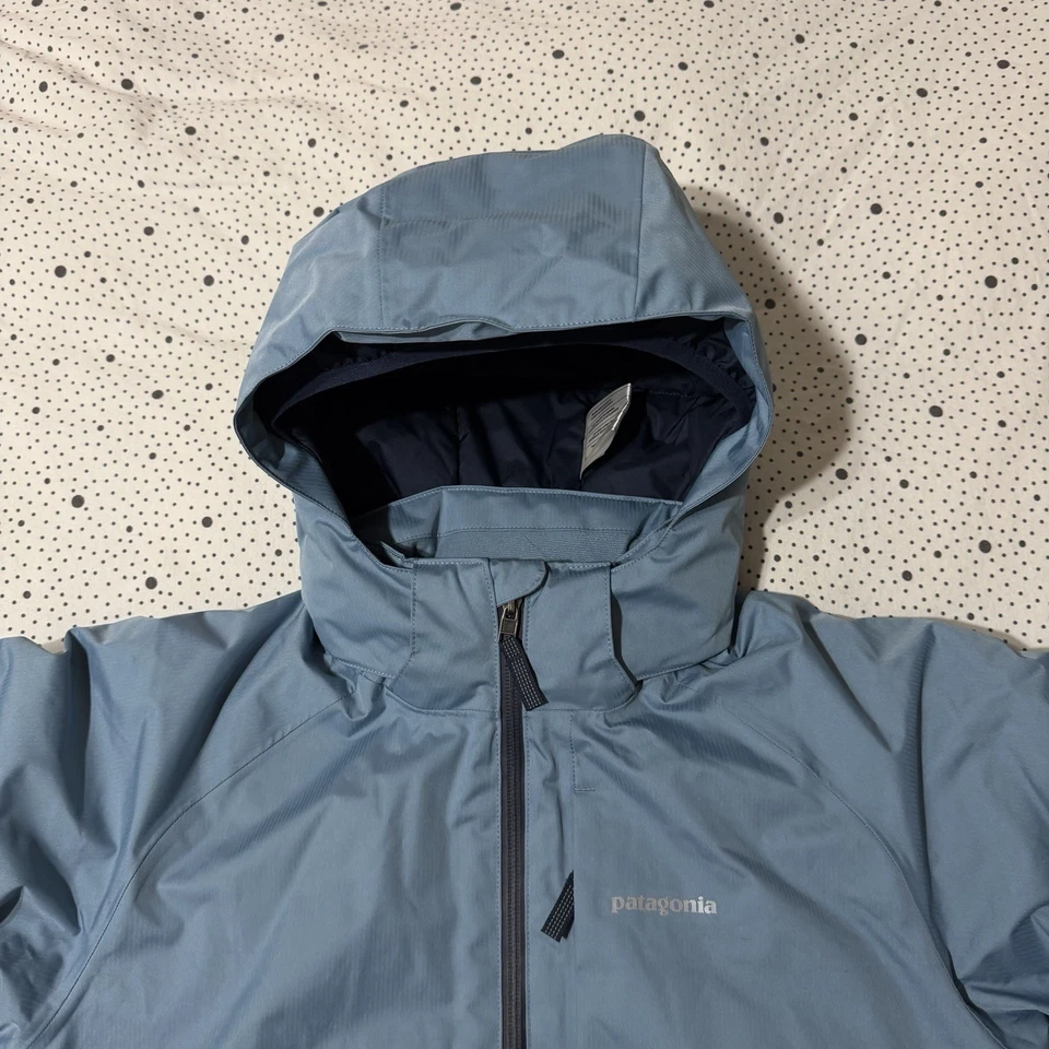 Patagonia Snowshot Ski Jacket Boys XL (14) Blue H2NO Insulated Coat Parka - Image 4 of 4