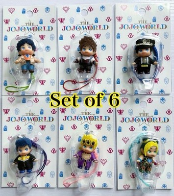 THE★JOJO WORLD キューピー ストラップ 6個セット ジョジョワールド THE JOJO WORLD キューピー 6種 フルコンプ