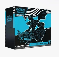 Pokemon TCG: Black Bolt Factory Sealed Elite Trainer Box