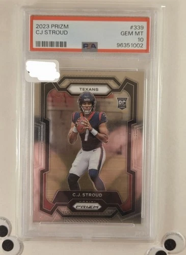 CJ Stroud PSA 10 2023 Panini Prizm Rookie RC #339 Base Houston Texans