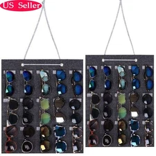 Hanging Sunglasses Storage Bag Display Felt Wall Stand Glasses Organizer Holder