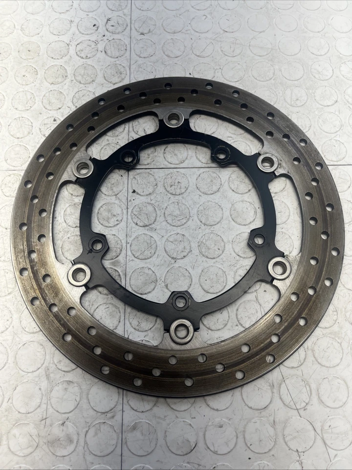 Rotor de freno de disco delantero recto Yamaha FZ6 FZ6R 2004-2009 FABRICANTE DE EQUIPOS ORIGINALES Foto 3 de 4