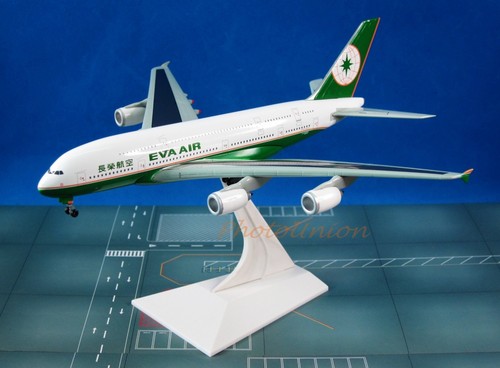 DW EVA Air Taiwan Airbus A380 1:400 Diecast Commercial Plane Model 16691 - Picture 6 of 7