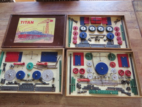 Titan Metallbaukasten DDR ca. 1950 - Bild 2 von 6