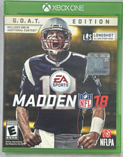 Madden NFL 18 [GOAT Edition] (Microsoft Xbox One, 2017) (B118-36)