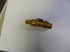 Propane/Natural LP Gas Quick Disconnect Coupler W/Ball Valve 1/4" Inlet, RV 