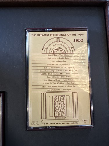 Greatest Recordings of the 1950's 5 Cassette Box Set Vintage 1952 Music Tapes - Picture 10 of 11