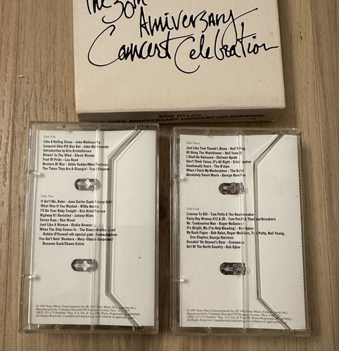 BOB DYLAN - 30th Anniversary Concert Celebration - 2 Cassette Set - Columbia OOP - Imagen 2 de 5