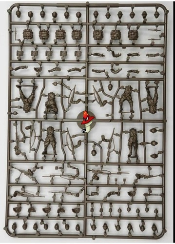 Italian Infantry 1 x plastic sprue Wargames Atlantic World Ablaze 28mm 1/56 WWII - Picture 7 of 8