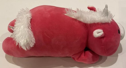 Squishmallow Pink Unicorn Pig Plush Stuffed Animal 13” Kellytoy Lying Down - Picture 4 of 8