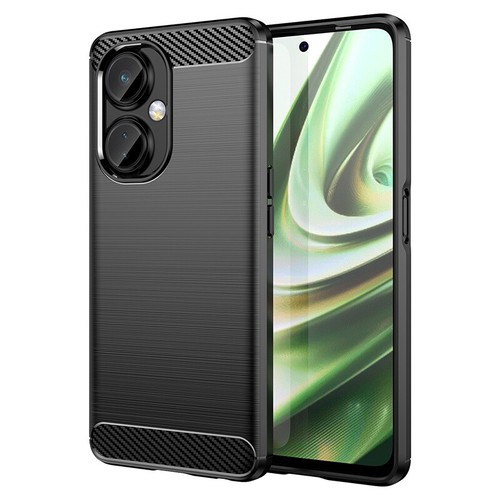 Brushed Carbon Fiber TPU Case Cover For OnePlus Nord N30 N20 N10 N100 N200 N300 - Picture 12 of 14