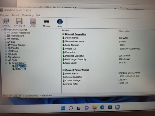 Lenovo ThinkPad T460s 14"i5-6300u 2.4ghz 8gb ram 512gb ssd charger*READ PC0CXC29 - Picture 12 of 22