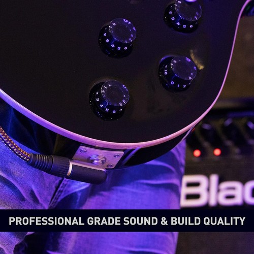 *OFERTA* Bajo Electroacústico Eléctrico Cable Plomo Guitarra Nordell Trenzado Vinatage - Imagen 4 de 10