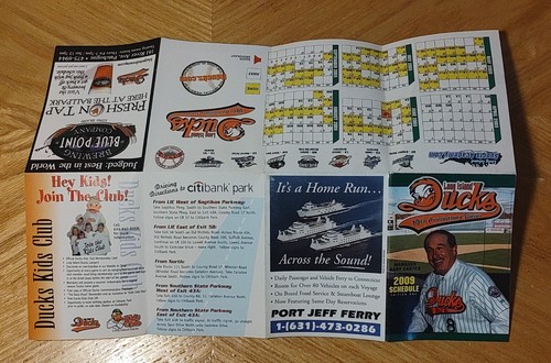 2009 Long Island Ducks Baseball Pocket Schedule Calendar Edition One GARY CARTER - Picture 5 of 6