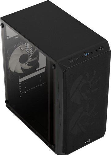 4710562759389 Aerocool CS107V2 Computer-Gehäuse Mini Tower Schwarz Aerocool - Bild 8 von 12