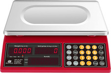 Price Computing Scale 66Lb Digital Rechargeable Commercial Weight for Produce Fo