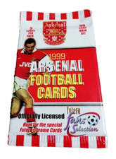 Futera Fans Selection Arsenal 1999 Football Trading Card Sealed Packet 5 Cards