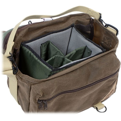 New Domke F-6 Little Bit Smaller Bag (Brown) MFR #700-60A - Canvas Shoulder Bag - Picture 2 of 6