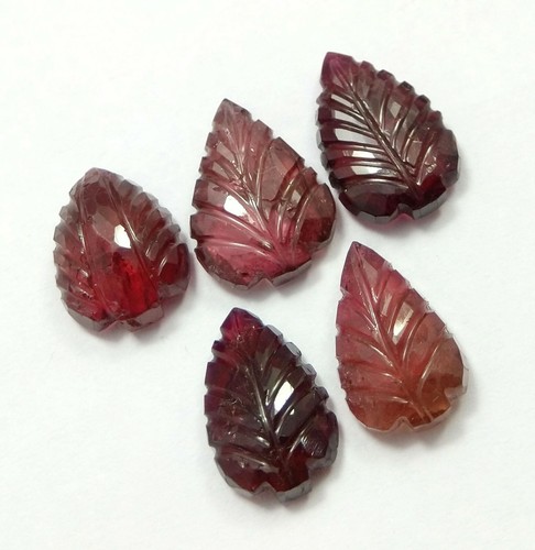 20.94 Ct Natural Pink Leaf Carving Tourmaline Excellent Lot Finest Quality Gems - Picture 6 of 12