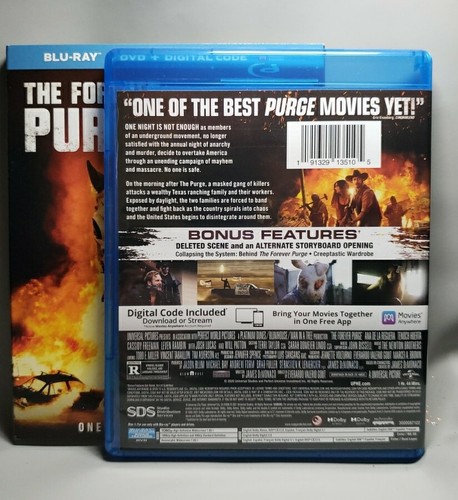 The Forever Purge (Blu-ray, 2021) NO DIGITAL - Picture 2 of 3