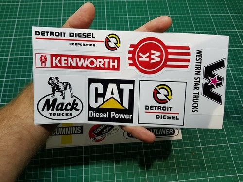 MACK KENWORTH Freightliner trucks STICKERS Detroit Diesel, Cummins CAT, Stickers - Picture 3 of 4