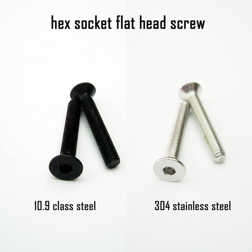 50X M2 M3 M4 Hex Socket Allen Cap Button Flat Phillips Round Pan Head Screw Bolt - Picture 9 of 16