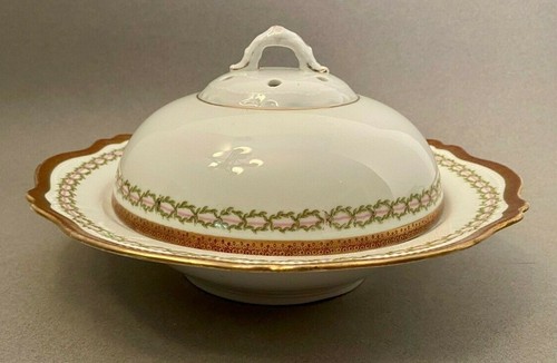 Rare O.&E.G.O.&E.G. Royal Austria Vented & Domed Serving Bowl / Crepe Warmer - Picture 1 of 8