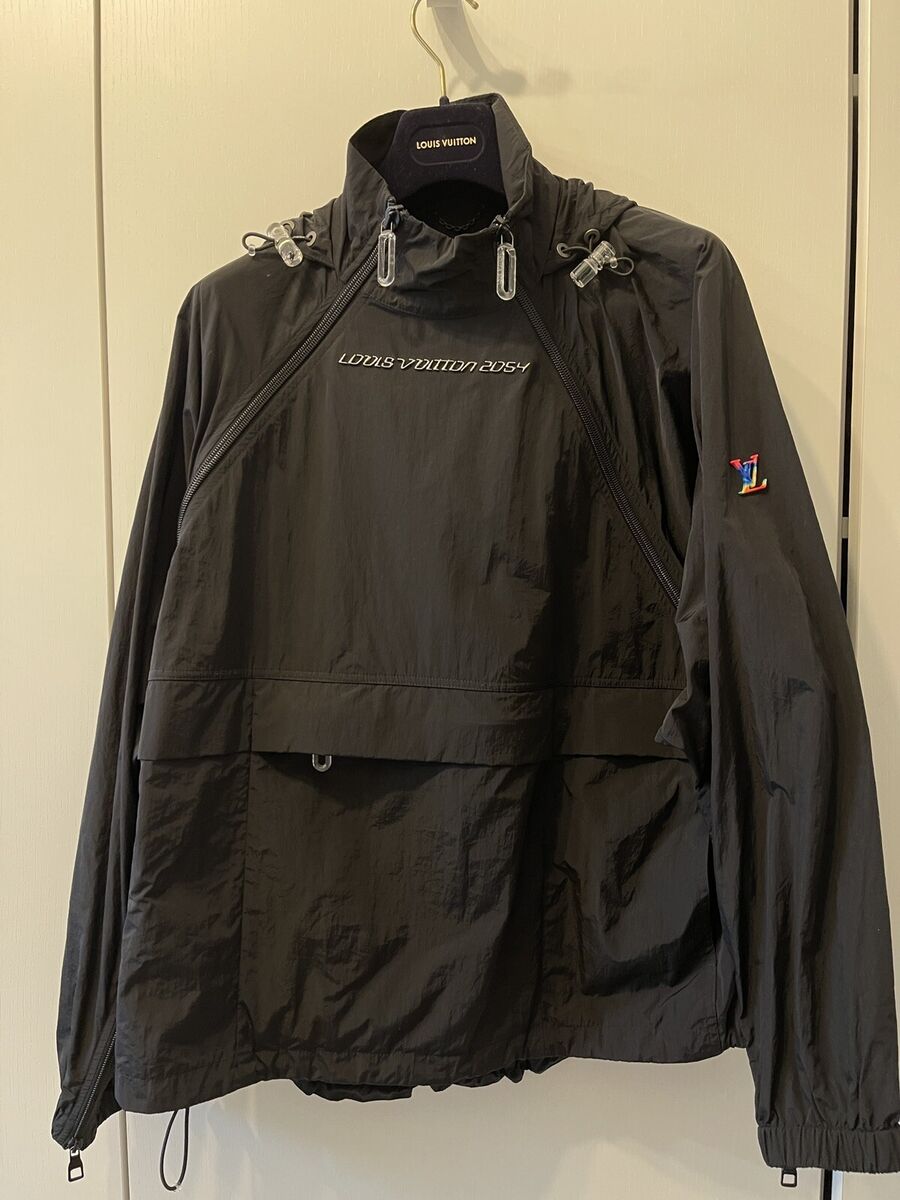 Louis Vuitton Mens 2054 Capsule Collection Black Hooded Louis Vuitton Mens 2054 Capsule Collection Black Hooded