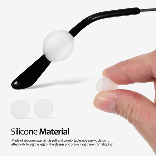 10 Pairs Temple Holder Child Eyeglass Soft Ear Pads Stop Glasses from Sliding - Imagen 11 de 11
