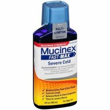 Mucinex ASA-097 Fast-Max Severe Cold Relief Liquid - 6oz
