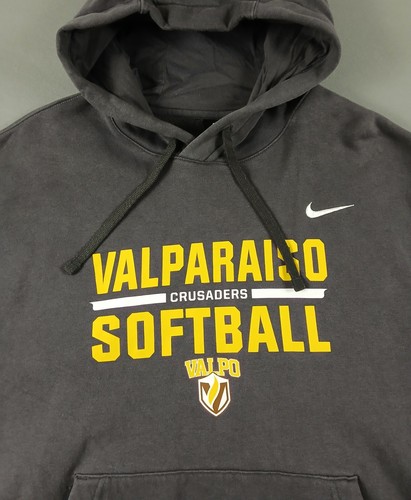 Nike Club Fleece Pullover Hoodie Adult Large Gray Swoosh Logo Pocket - Picture 3 of 10