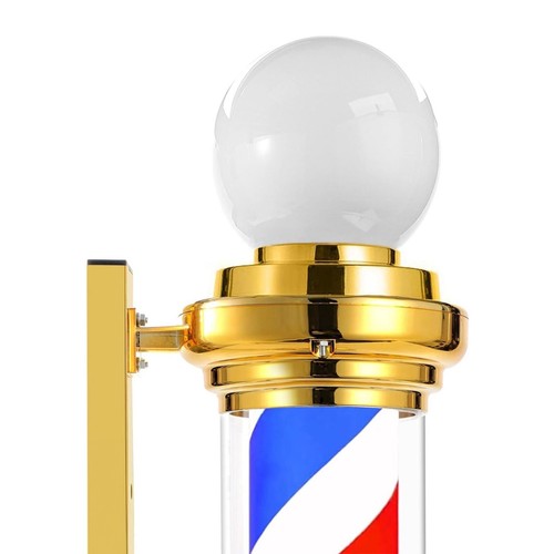 Barber Pole Light, Hair Salon Open Sign, Barber Shop Rotating Red Blue 28'' 32'' - Picture 43 of 96