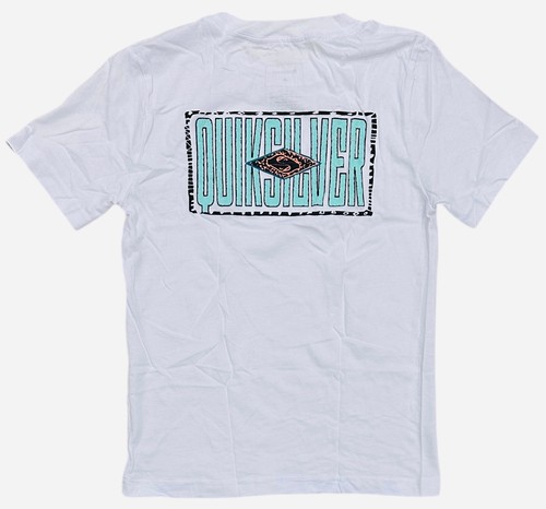 Quiksilver Kids' Boys' Youth T-Shirt 8-16 Fossilized Short Sleeve Crewneck Tee - Picture 4 of 5