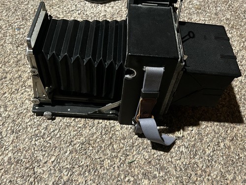 Vintage Graflex Crown Graphic Range Finder Press Camera W Ektar 127mm f/4.7 Lens - Picture 7 of 23