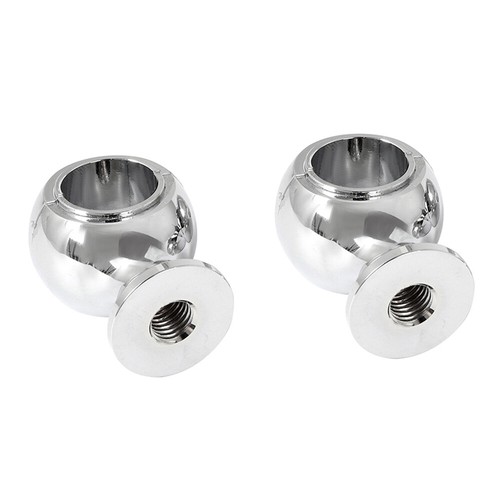 Round Risers 7/8'' Handlebar Riser Clamps For Harley Softail Breakout Road King - Imagen 2 de 11