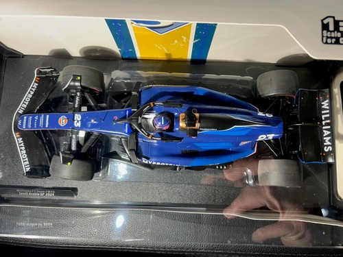 1/18 Solido - 2024 WILLIAMS-MERCEDES FW46 #23 ALEX ALBON - SAUDI ARABIA GP - NEW - Picture 11 of 24