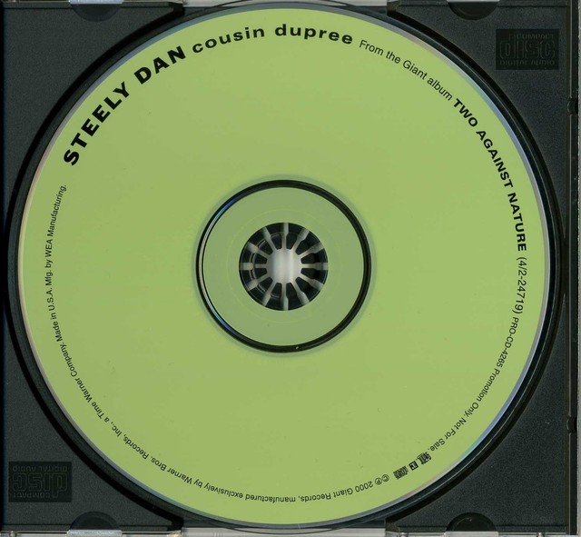 STEELY DAN Cousin Dupree (2000 U.S. 2 Track Promo CD Single) eBay