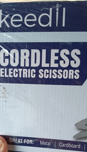 Keedil Cordless Electric Scissors w/ 2 Blades for Fabric Paper Crafts NIB Sewing - Picture 3 of 4