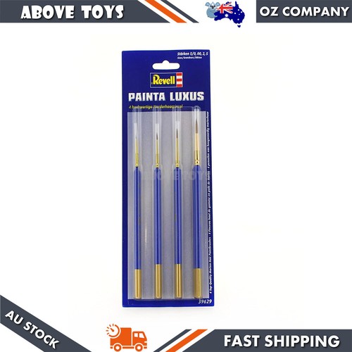 Revell Painta Luxus Marten 4 piece Painting Brushes Set For Model Building 39629 - Bild 1 von 3