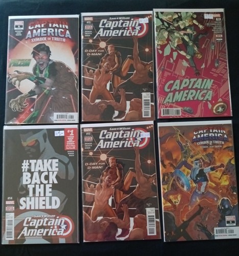 24 comic book lot Marvel Captain America Sam Civil War Avengers - Picture 3 of 4