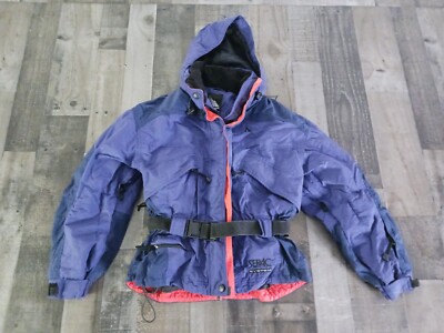 VTG SERAC Girls Jacket Ski Jacket Size Large purple red black - Main Image