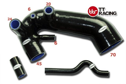 Tubo de manguera de entrada de inducción de silicona turbo para Audi A4 Passat B5 5.5 1.8T - Imagen 6 de 11