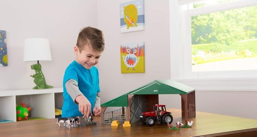 Britains 132 Bauset mit Koffer Traktor Spielzeug, Sammlerstück Bauernhof Set - Bild 4 von 7